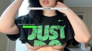 Twitch Streamer Jordybbyxo Underboob Tops